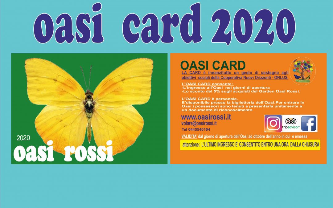 Oasi Card 2020